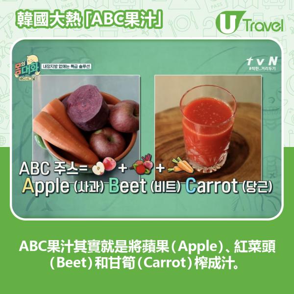 懶人必試！風靡全球「ABC果汁」減肥法 韓國主持實測 每日1杯三星期腰圍減11cm！
