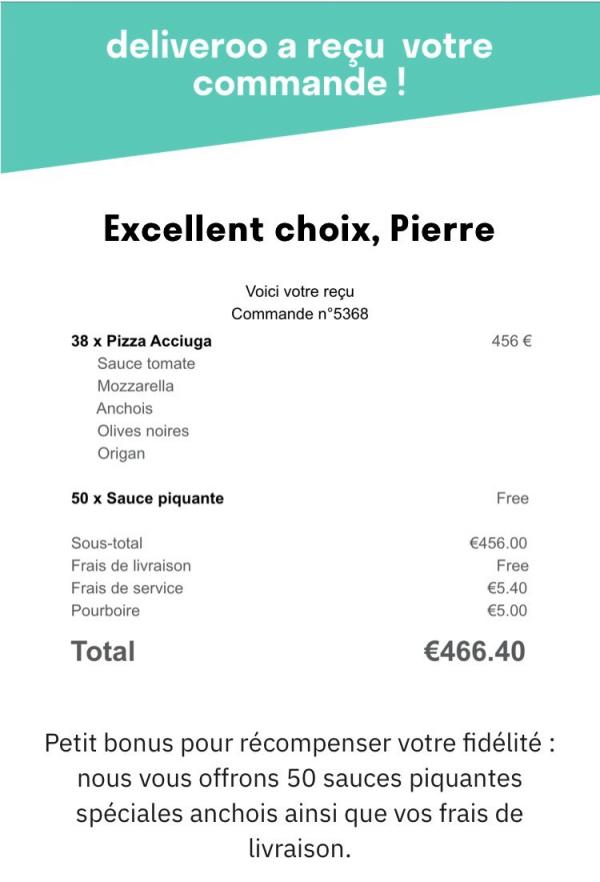 法國外賣平台愚人節玩笑惹出禍 「38件Pizza」訂單惡作劇嚇怕過千用戶！