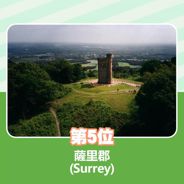 5. 薩里郡 (Surrey)