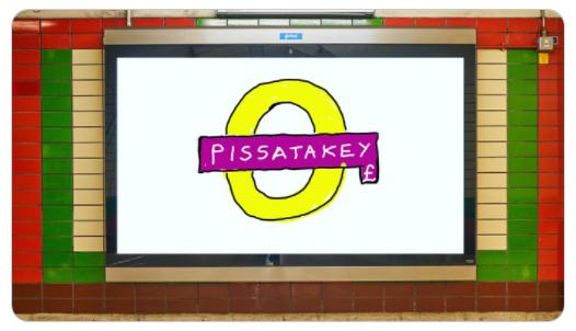 David Hockney重繪倫敦地鐵站牌惹劣評 網民挑機模仿兼狠批：細路都識畫