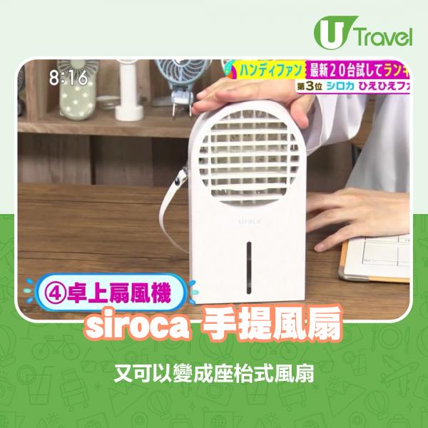 酷熱天氣用手提風扇隨時消暑變中暑！ 日本醫生教1招快速降溫6°C