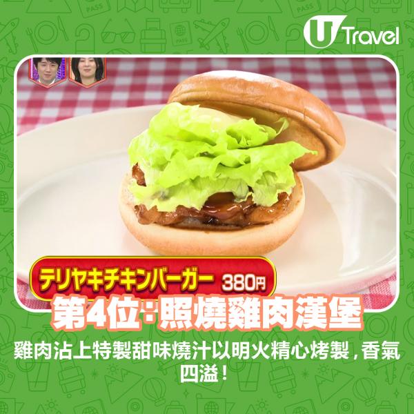日本麥當勞10大最受歡迎漢堡排行 魚柳飽只排第6！你一定食過其中一款