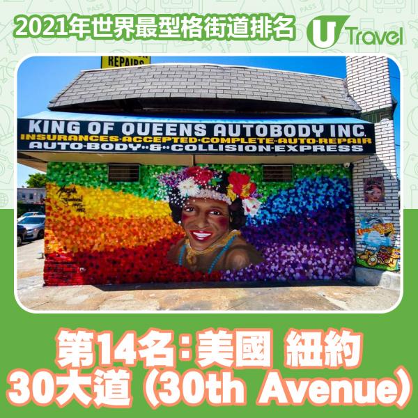 2021年世界最型格街道排名 香港榜上有名！東京貓街奪第13名！第14名﹕美國 紐約 30大道 (30th Avenue)