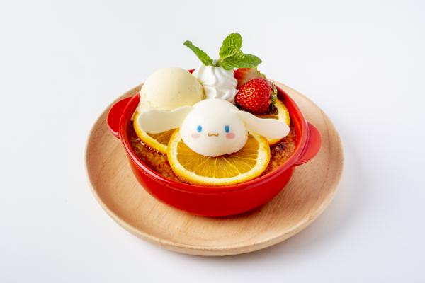 玉桂狗法式燉蛋 1,280 日圓  濃香的燉蛋上，有焦糖脆皮、雲呢嗱雪糕，冷熱雙重感受。