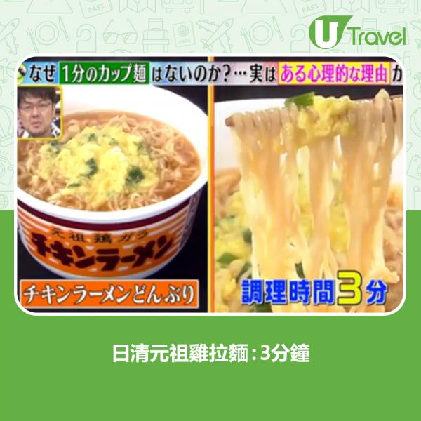 淥杯麵其實1分鐘就得？日本節目揭開「黃金3分鐘」背後暗黑心理學！ 