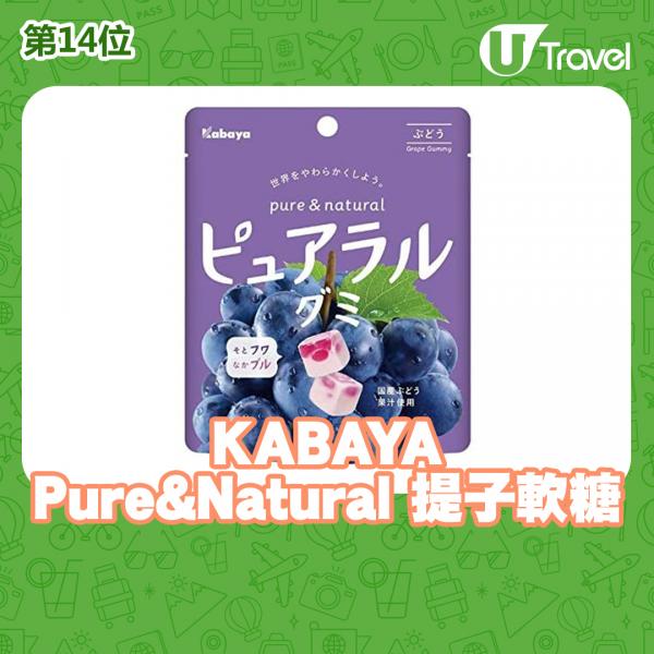 KABAYA Pure&Natural 提子軟糖