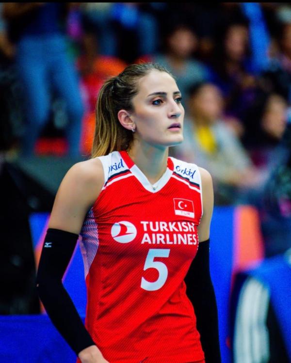 土耳其女子排球隊美女如雲 5號Seyma Ercan (主攻)