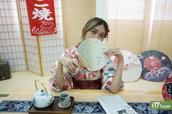 港版偽日本旅行一天遊Ep1 著浴衣打卡/DIY富士山陶瓷/日系素食Cafe