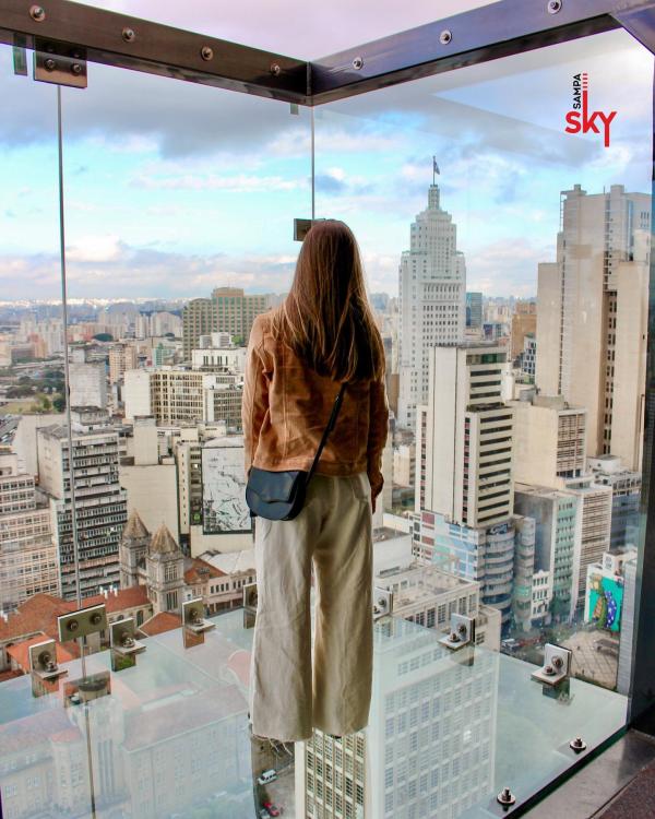 巴西全新「無邊觀景台」Sampa Sky 懸空170米超刺激！
