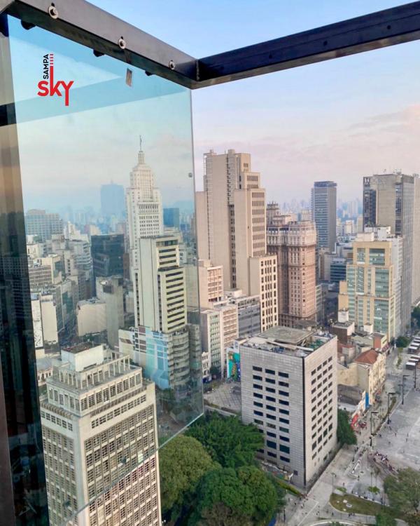 巴西全新「無邊觀景台」Sampa Sky 懸空170米超刺激！