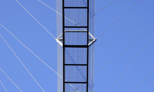吊橋闊 1.2 米，足夠 2 人並排行。