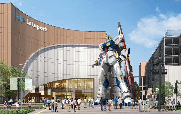 福岡LaLaport設置1:1 RX-93ff v高達模型 預計於2022年開幕