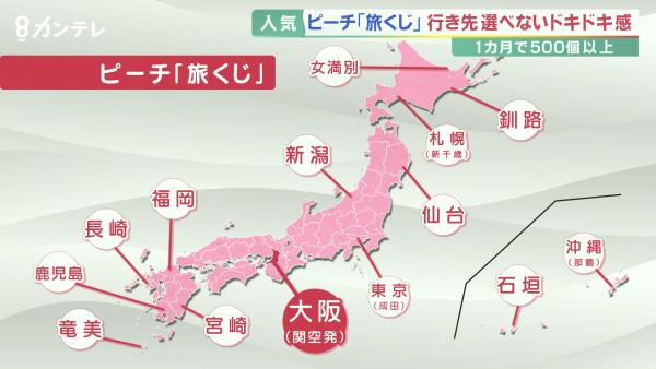 日本樂桃航空「旅行扭蛋」意外爆紅 內藏機票隨機決定目的地