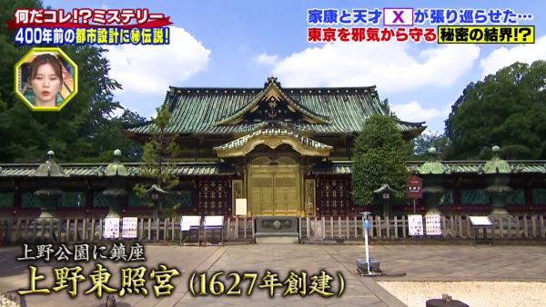首先位於上野公園的上野東照宮，這是德川家康靈廟之一， 祭祀德川家康