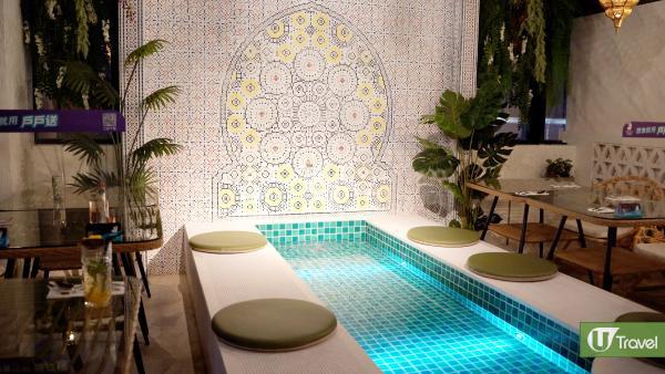 港版偽中東旅行 Ep1 全新5千呎摩洛哥風餐廳 人造沙灘/室內水池/彩磚打卡牆