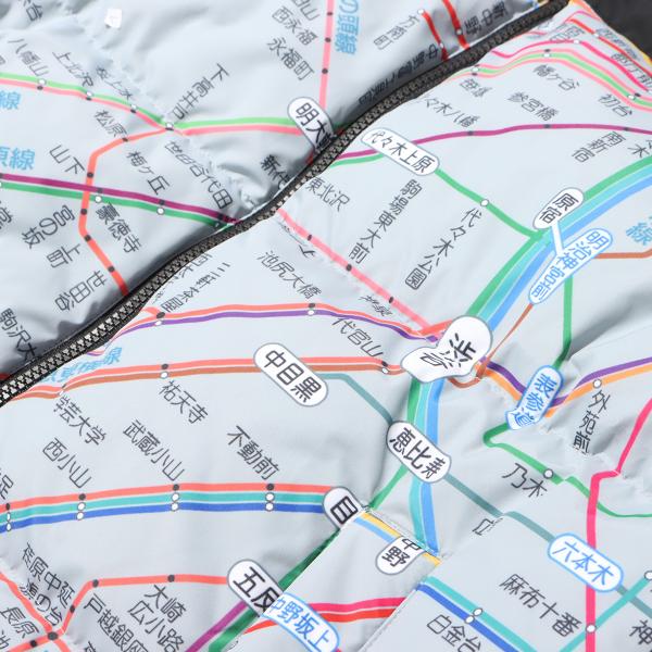 日本潮牌推地鐵路線圖羽絨 不再怕迷路！有東京、紐約兩款