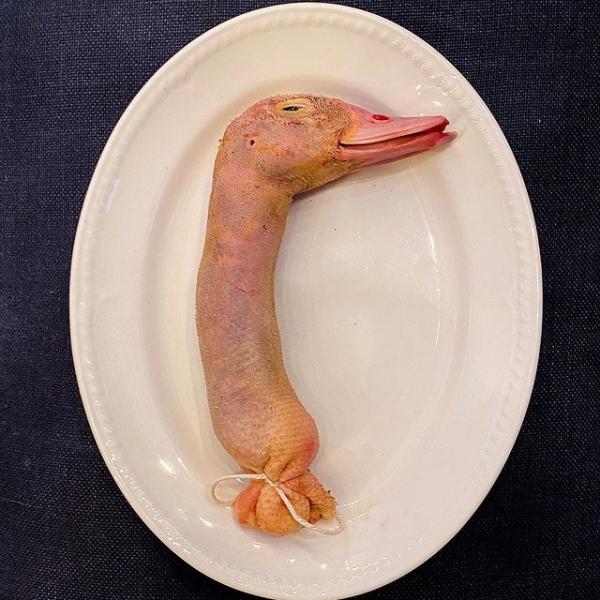英國餐廳推重口味鴨料理 地獄造型嚇壞網民：接受不了！