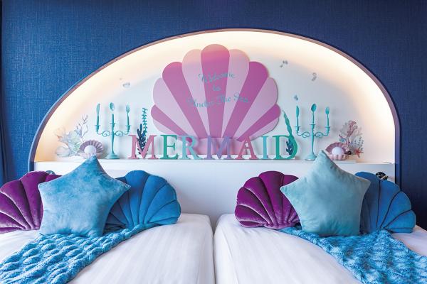 東京酒店推夢幻美人魚限定主題房 可穿魚尾打卡！沉浸式住進海底世界