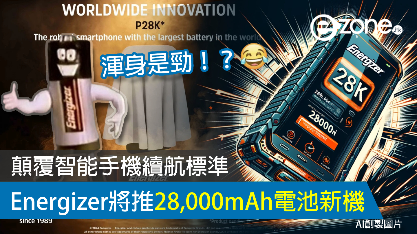 Energizer P28K Smartphone with 28000mAh Battery – Official Unveiling at MWC 2024