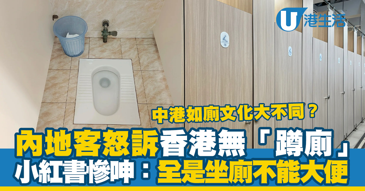 中港如廁文化大不同？香港無「蹲廁」遭內地客怒訴：全是坐廁不能大便