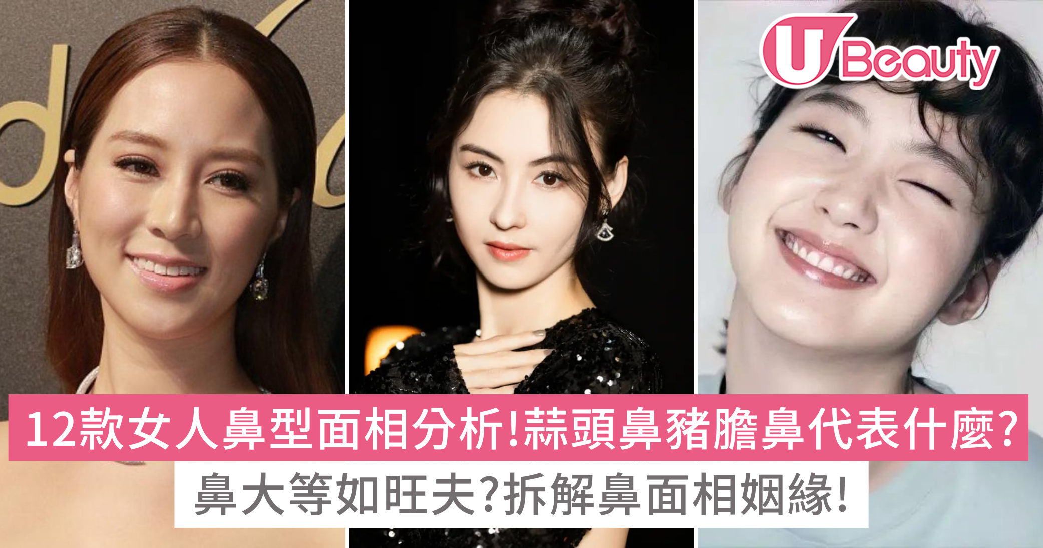 鼻相|12款女人鼻型面相分析!蒜頭鼻豬膽鼻代表什麼?鼻大等如旺夫?拆解鼻面相姻緣 | U Beauty