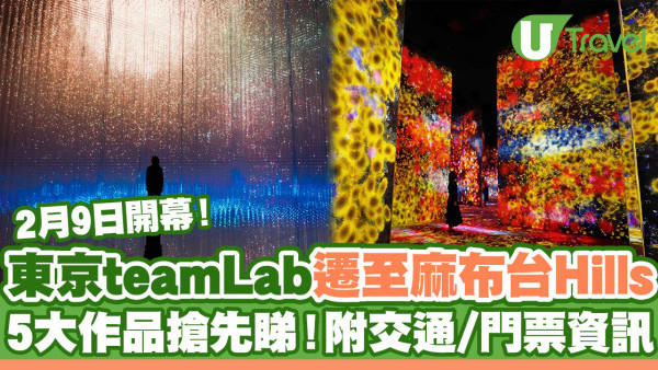 東京麻布台teamLab BorderlessHills 5大作品！附交通/門票資訊