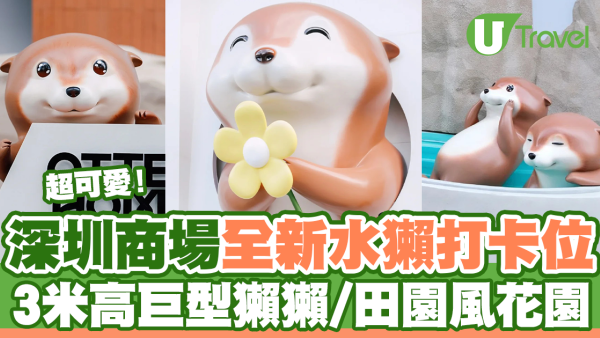 深圳好去處｜深圳龍崗萬科廣場全新打卡好去處  3米高巨型水獺/田園風花園