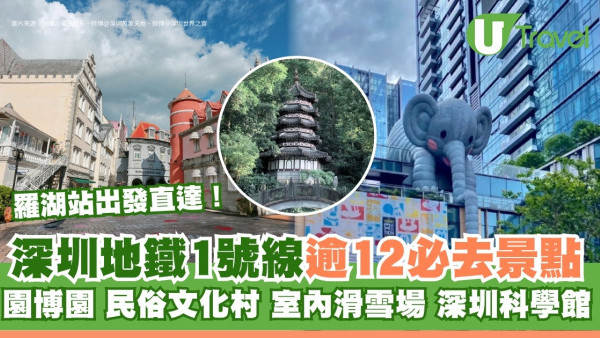 深圳地鐵1號線景點｜羅湖站出發直達 沿線逾12大必玩地方商場美食