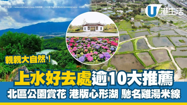 上水好去處｜逾10大景點及美食推薦 北區公園賞花/港版心形湖/濕地生態公園