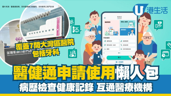 醫健通懶人包︱申請使用教學記錄病歷資料 醫療機構亙通覆蓋深圳7醫院包牙科