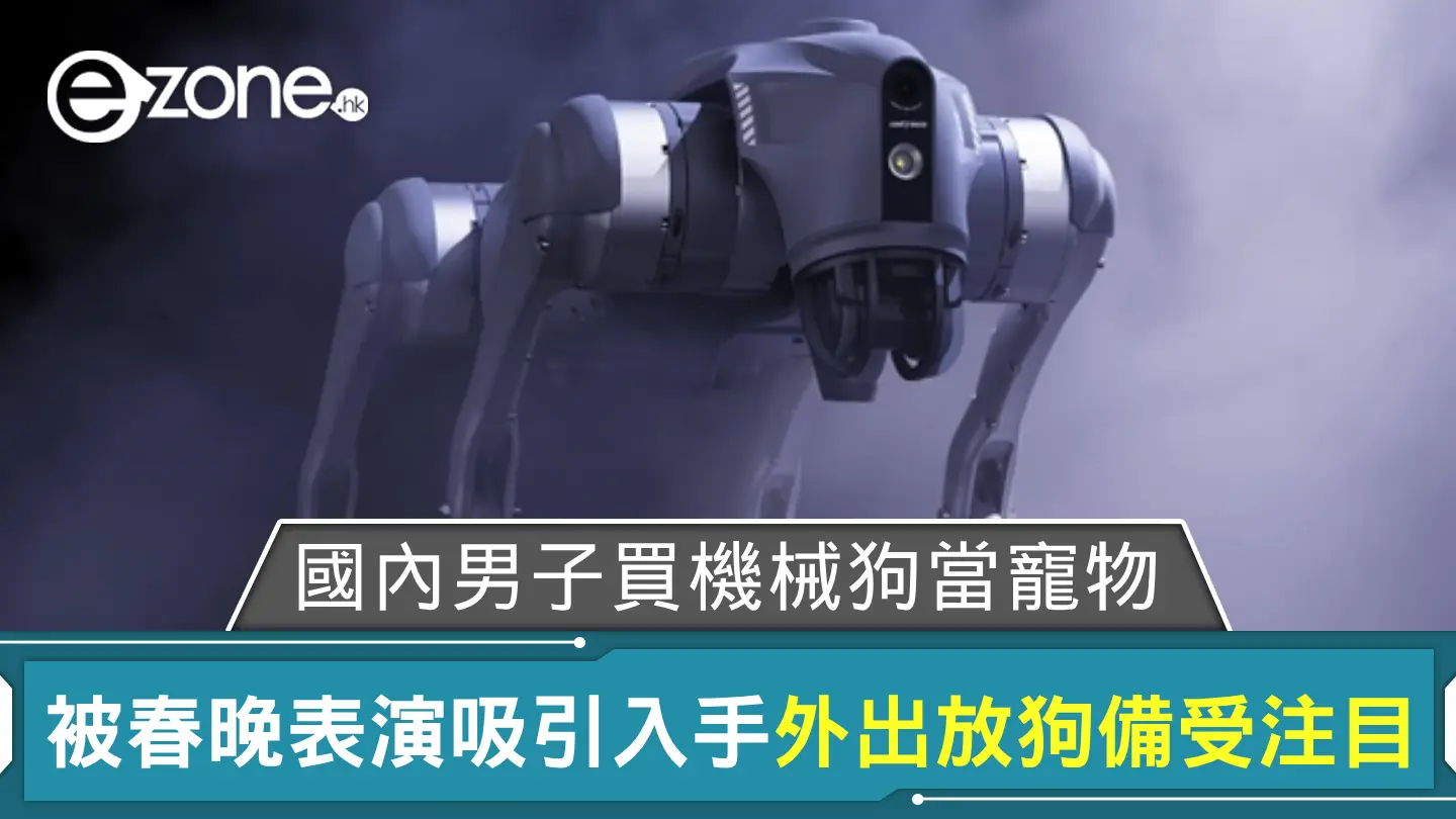 國內男子買機械狗當寵物！被春晚表演吸引入手外出放狗備受注目