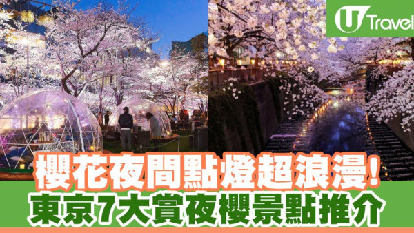 東京夜櫻景點2026｜賞櫻好去處7大必去推介！目黑川、千鳥之淵賞櫻勁浪漫