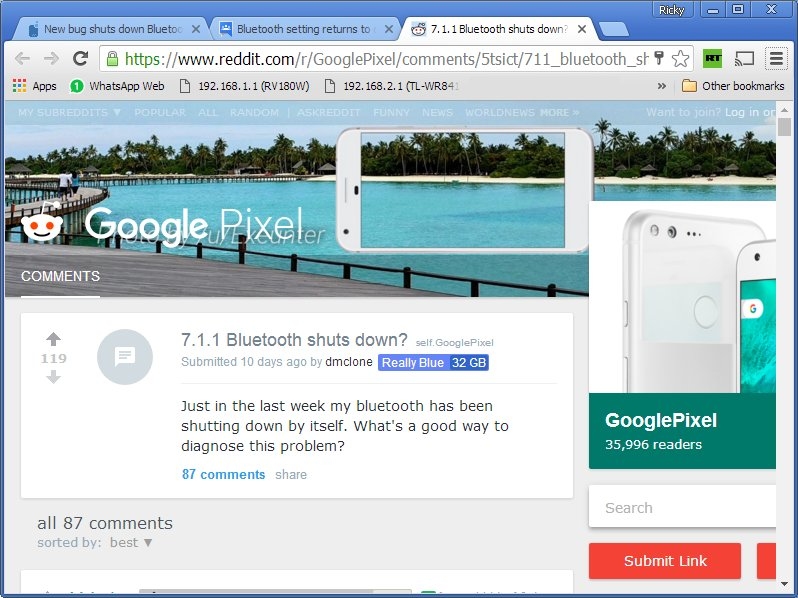 Pixel‧PixelXL 又被揭新 bug 藍牙無故自動關掉 | ezone