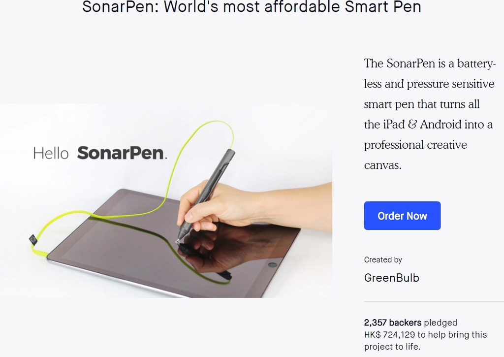 SonarPen: World's most affordable Smart Pen