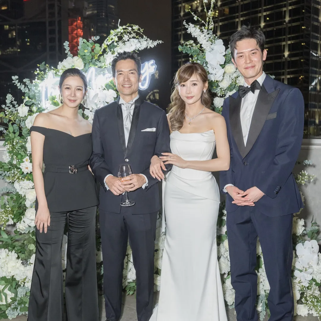 麥明詩產後激罕夫妻檔現身簡淑兒婚禮！老公三字稱呼疑對婚姻生活「不滿」？！