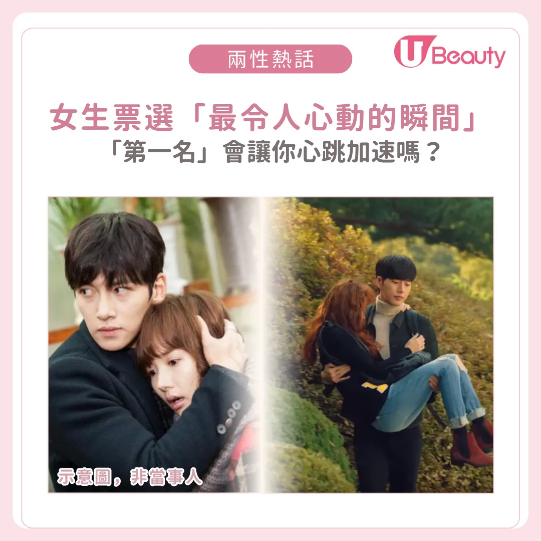 日女生票選「最令人感到心動的瞬間」！「第一名」會讓你心跳加速嗎？