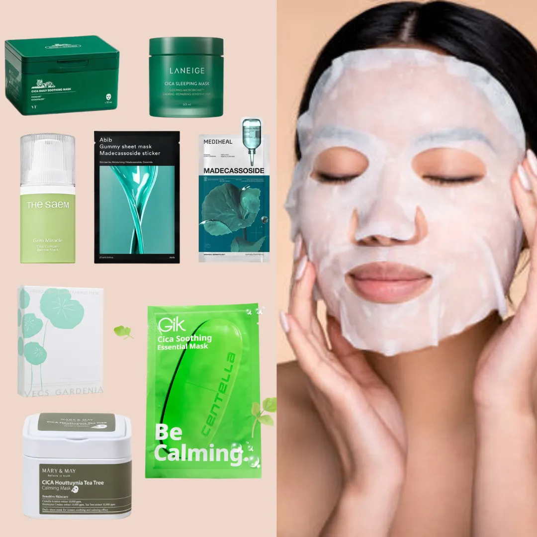 CICA積雪草面膜推薦15款好用！痘痘敏感肌必備！功效/使用方法/用家評價一覽