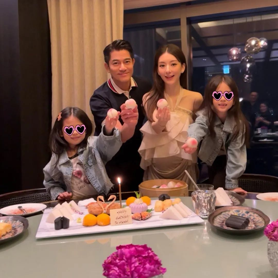方媛摸肚慶生日甜晒一家五口溫馨全家福！郭富城示範寵妻天花板浪漫絕技！