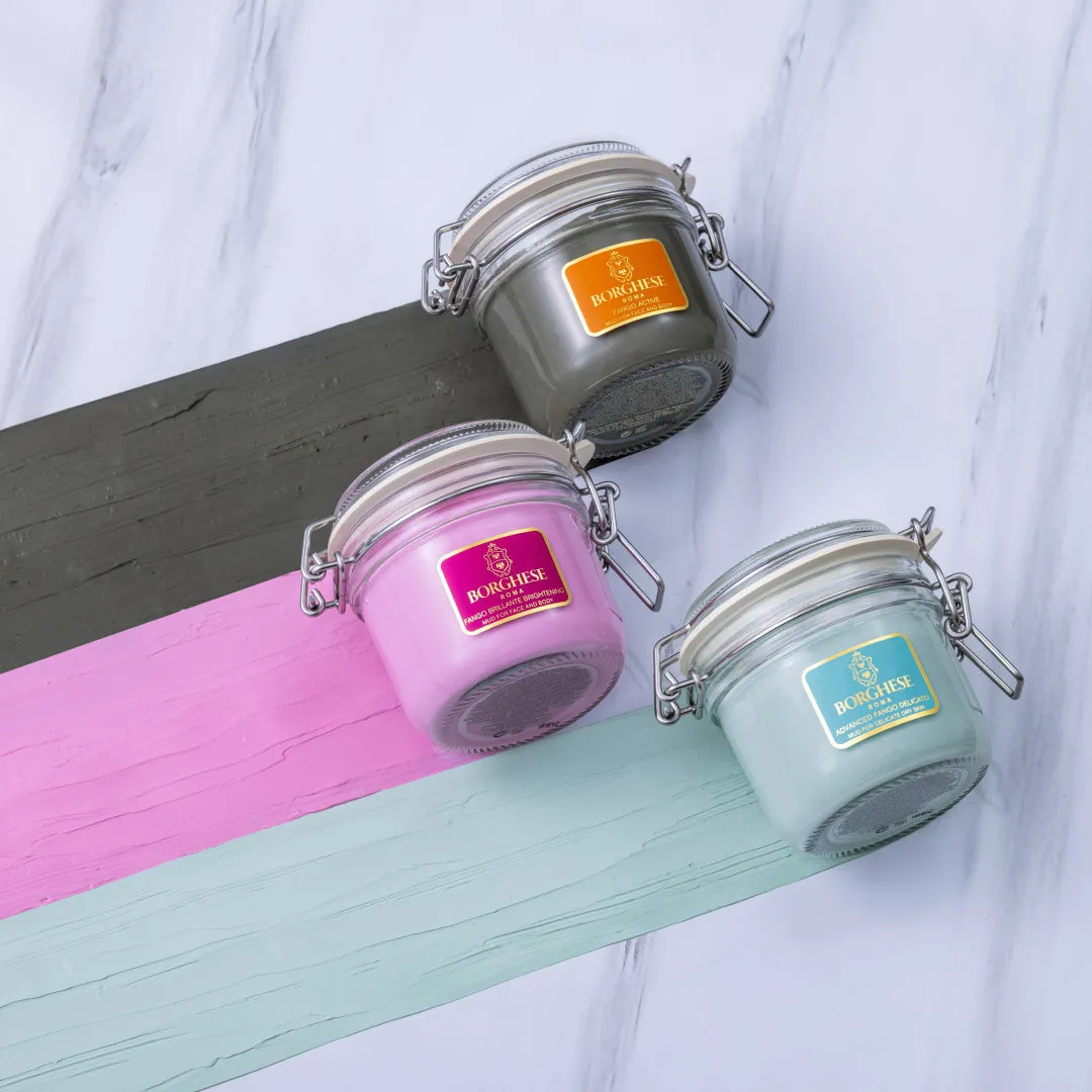 BORGHESE殿堂級泥膜40週年  滿指定金額門市獨家送宮殿手提袋/洗面頭帶/浴巾