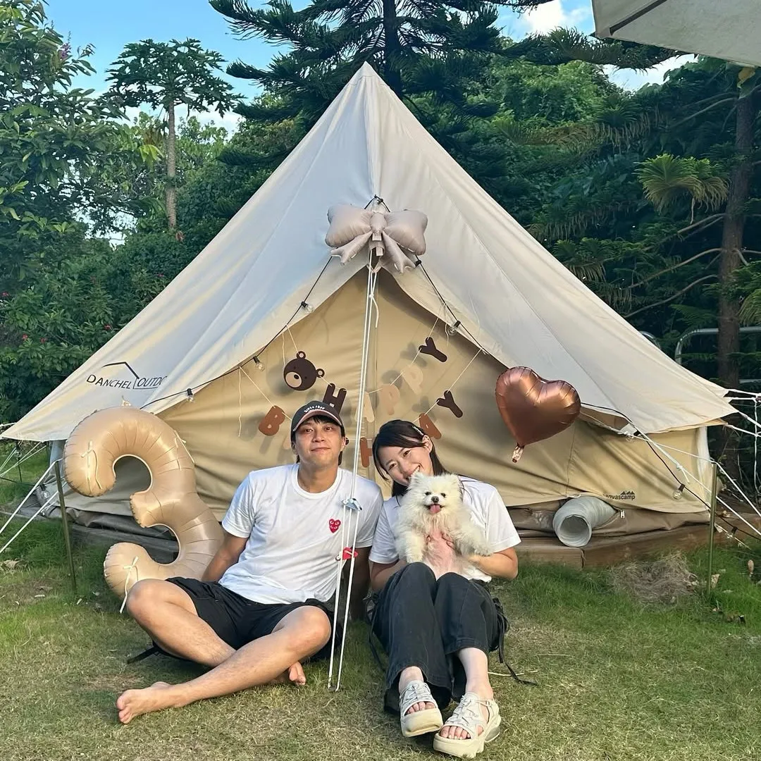 吳業坤日籍太太31歲生日！浪漫燭光晚餐慶祝放閃  曝光愛子素顏零瑕疵美貌！