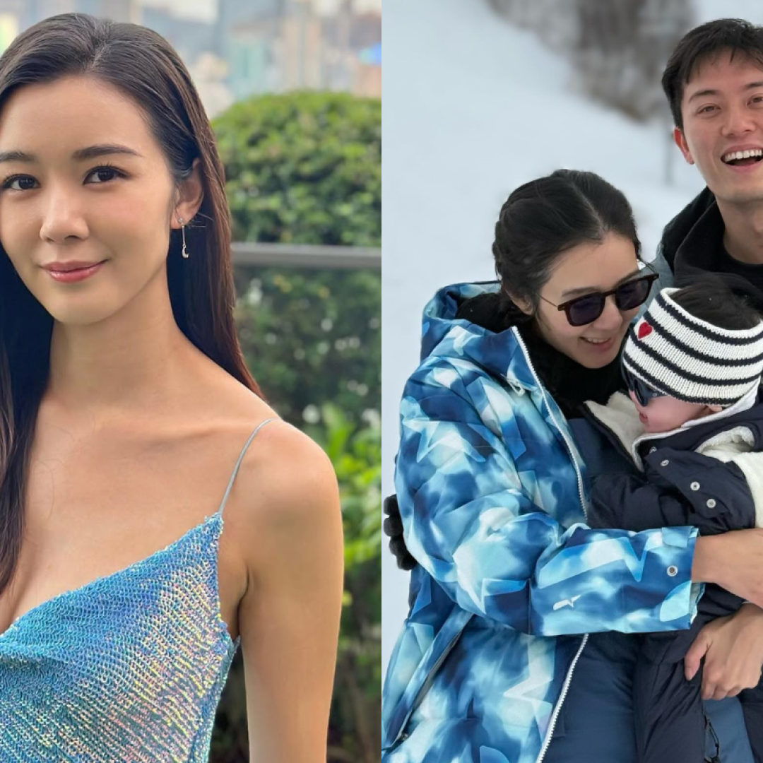 麥明詩雪中抱囝囝過生日！晒雪地全家福慶祝踏入34歲！畫面極幸福︰感恩能在一起