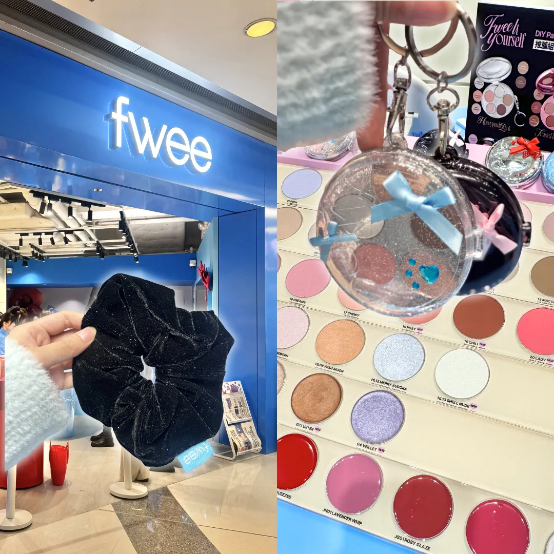 人氣韓妝fwee旺角新店直擊！編輯實試自組5色彩妝盤/免費影熱感大頭貼+送髮圈