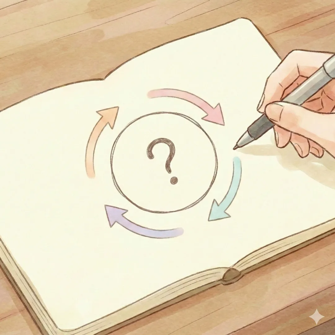 隨手畫一個「圓圈」透露真實性格！順時針 vs 逆時針？起筆點揭開你的「社交面具」與「固執指數」