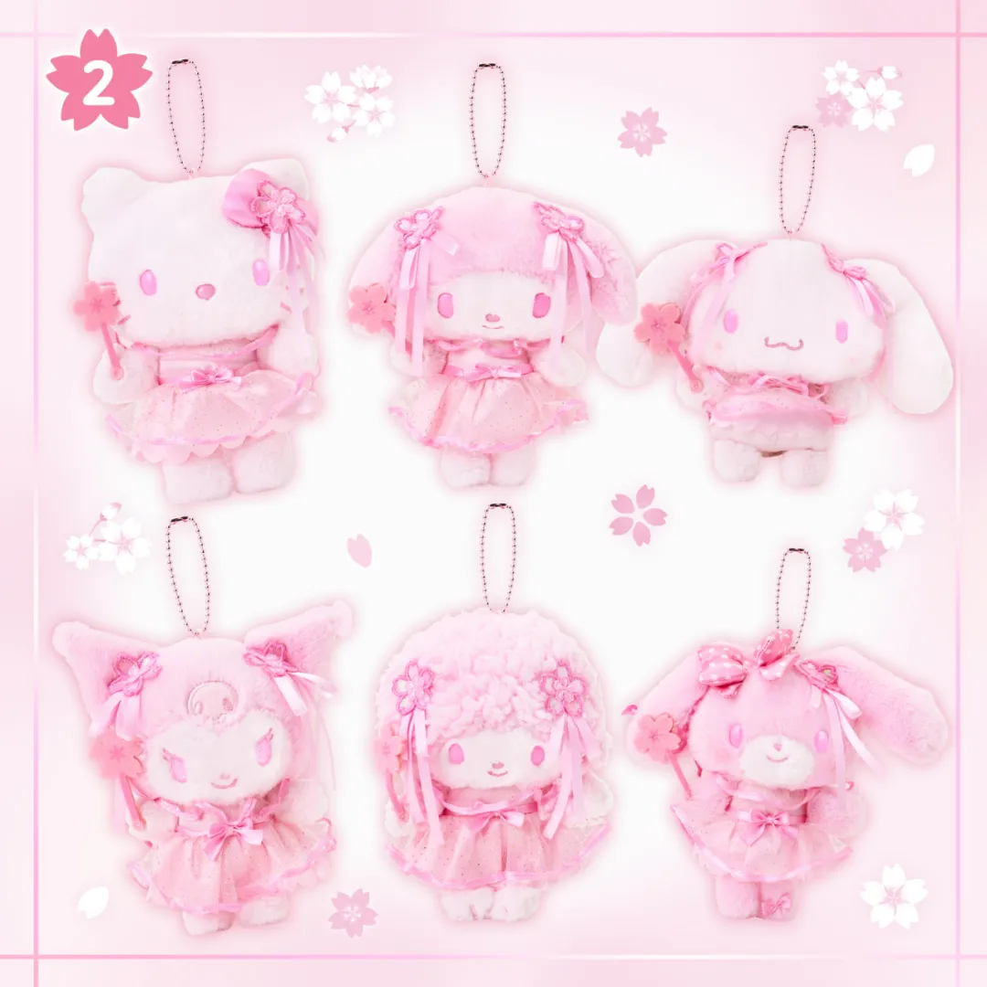 Sanrio櫻花系列新品香港日本同步開售！My Melody、玉桂狗化身「花之妖精」必買公仔/髮夾盲盒！