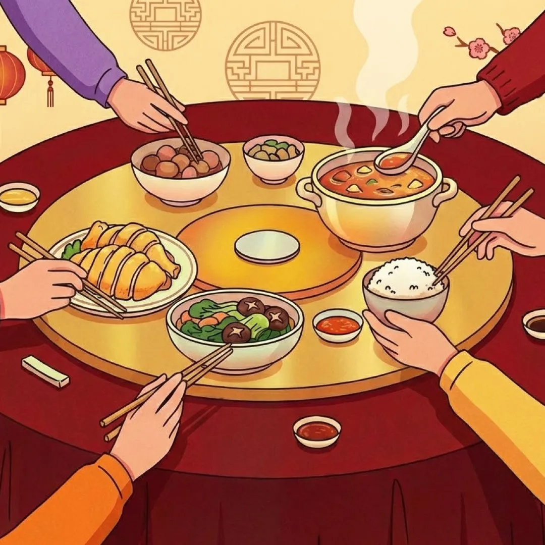 餐桌心理分析｜開年飯第一筷夾什麼？進食順序一秒看穿「隱藏性格」 你是高EQ/完美主義者？(附2026年度關鍵字)