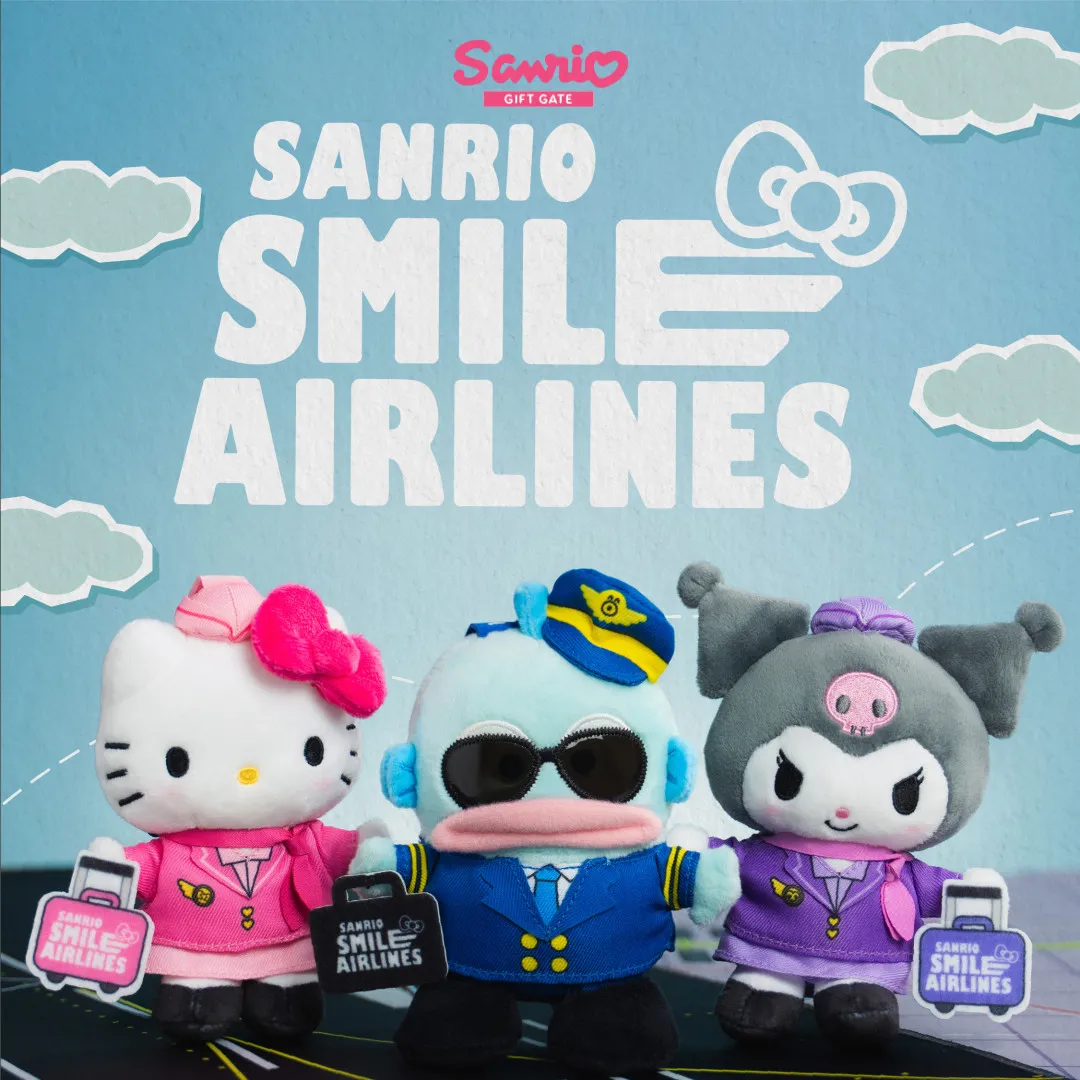 「Sanrio Smile 航空造型系列」限定店登陸香港！Hello Kitty、Kuromi化身可愛空姐