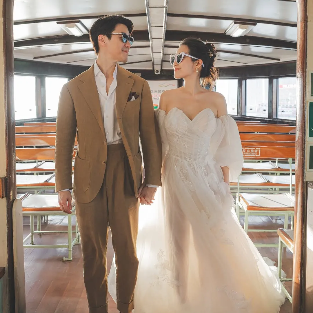 黃碧蓮公開峇里婚禮絕密美照！驚喜流出Deep V透視睡衣Look晒惹火S型身材！