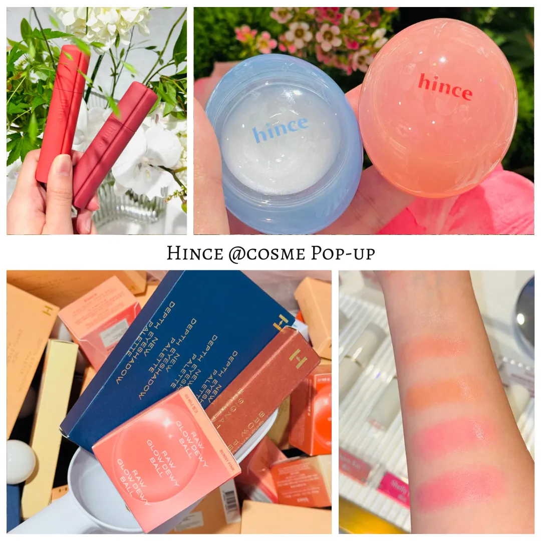 hince登陸尖沙咀@cosme 7日限定Pop-up！率先試全新Nu Blur系列、滿額玩「鏟鏟樂」贏正裝產品！