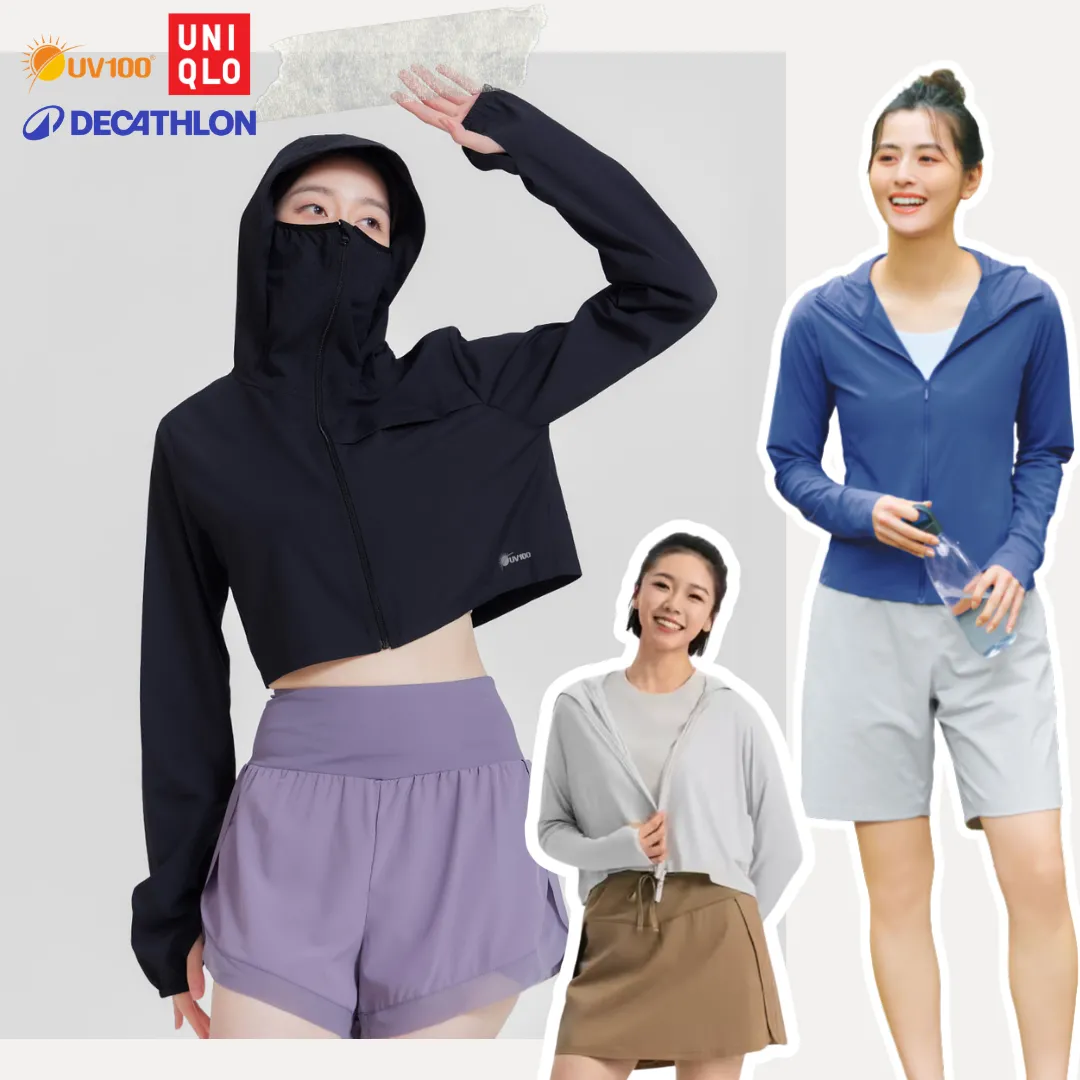Threads熱議3大熱門防曬外套實測比併！UNIQLO/UV100/Decathlon邊款最有效？第一位防曬力、透氣度滿分！