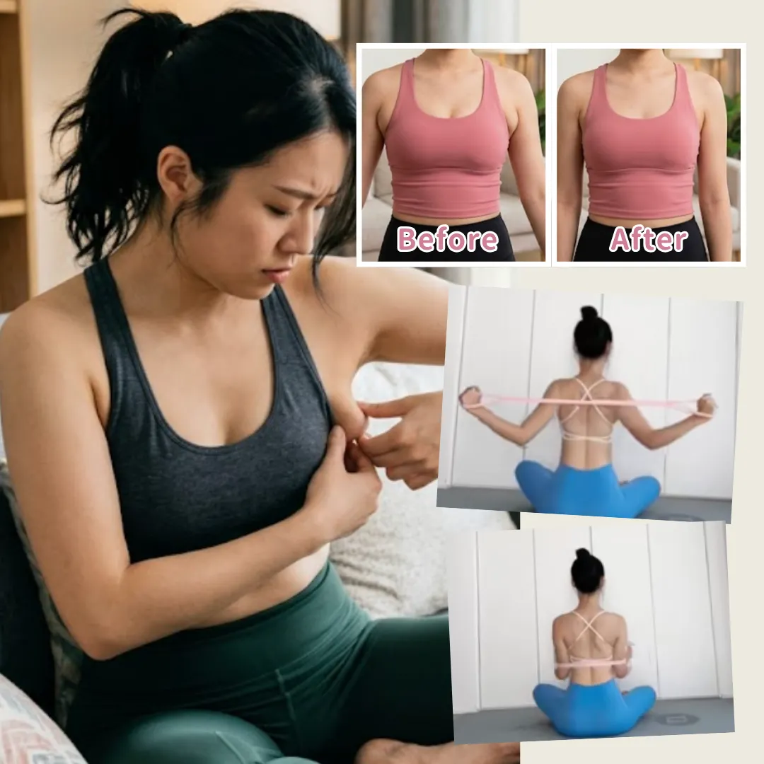 日本爆紅「8分鐘消副乳操」網民實測：做了一星期連手臂緊緻了！